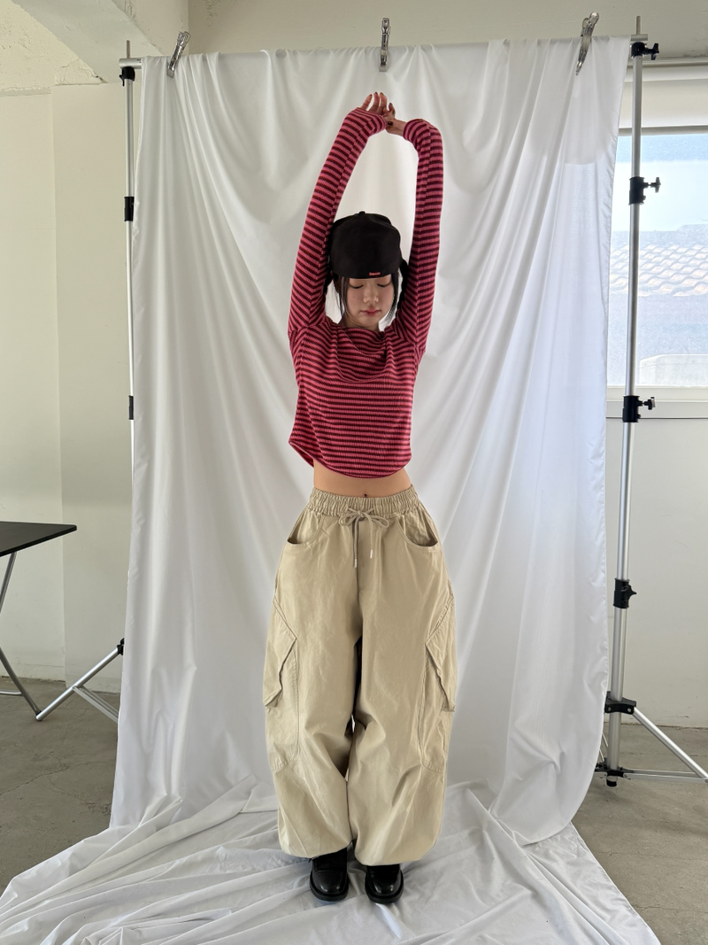 another language（アナザーランゲージ）の「バルーンカーゴバンディングパンツ（パンツ）」