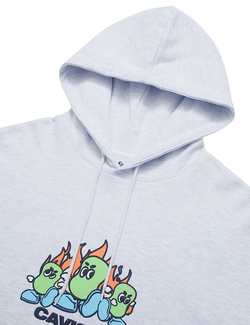 PUNCH BEANS HOODIE LIGHT GREY(CV2CFUM413A)