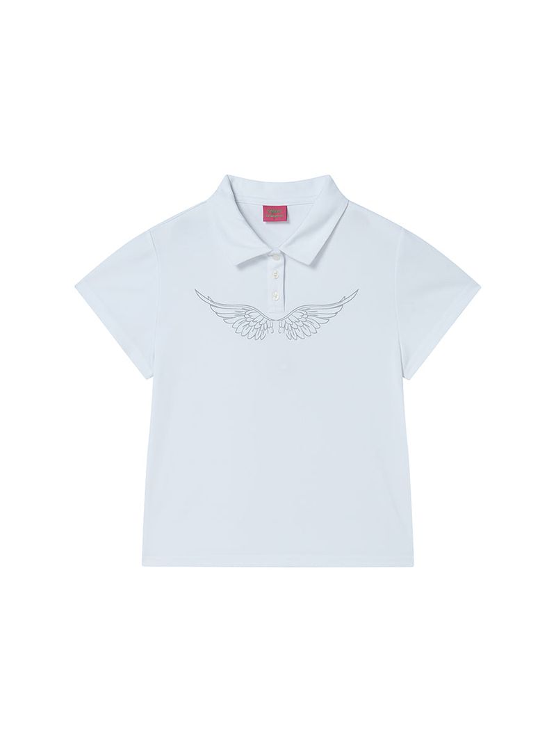 WING POLO SHIRT WTHIE