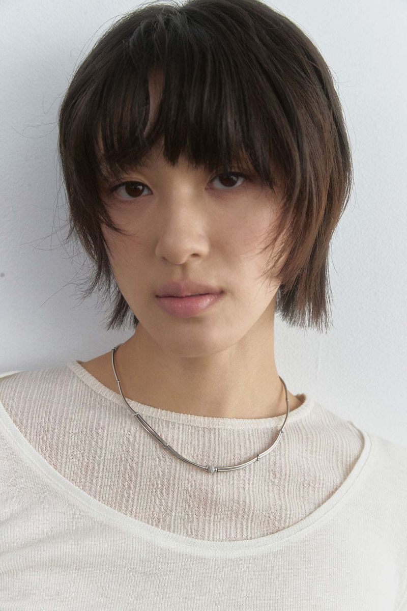 Vine cubic necklace