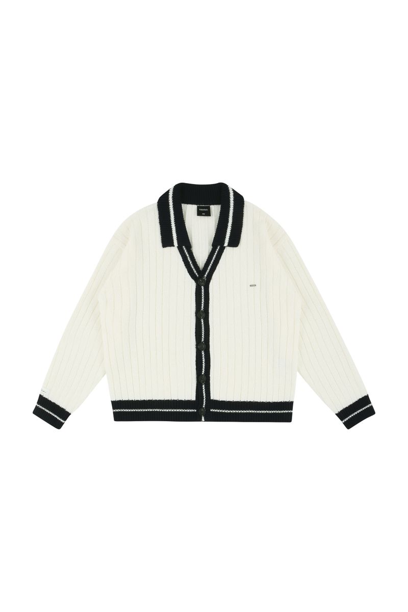 P:ReinSein(レインセイン)の「Ivory Knitwear collar button cardigan()」