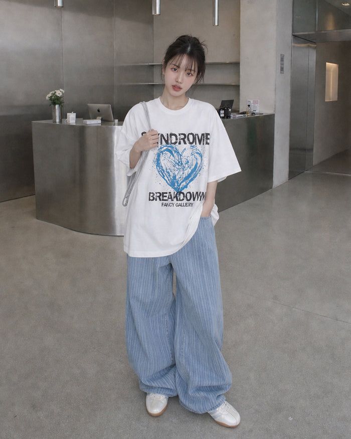 (UNISEX) Heart Syndrome Over Tee