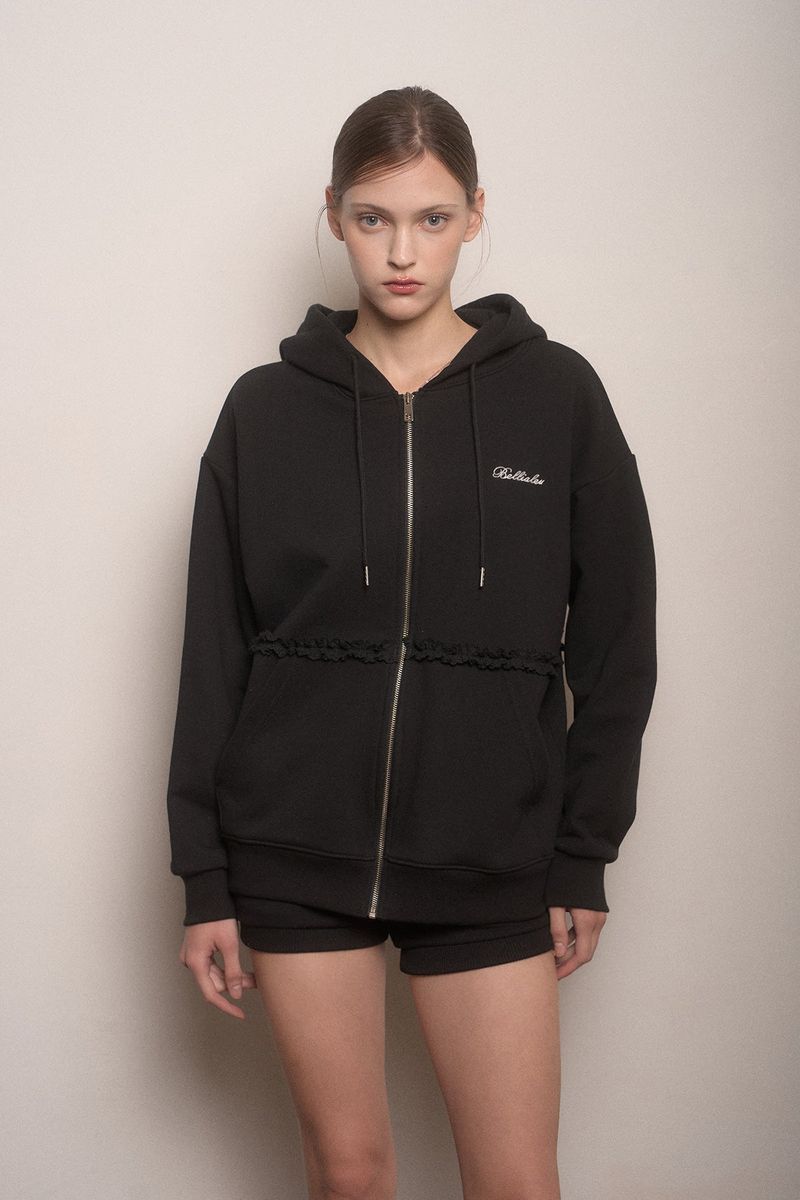 Bellialeu（ベルリアル）の「Meringue hood zip-up（Tops）」