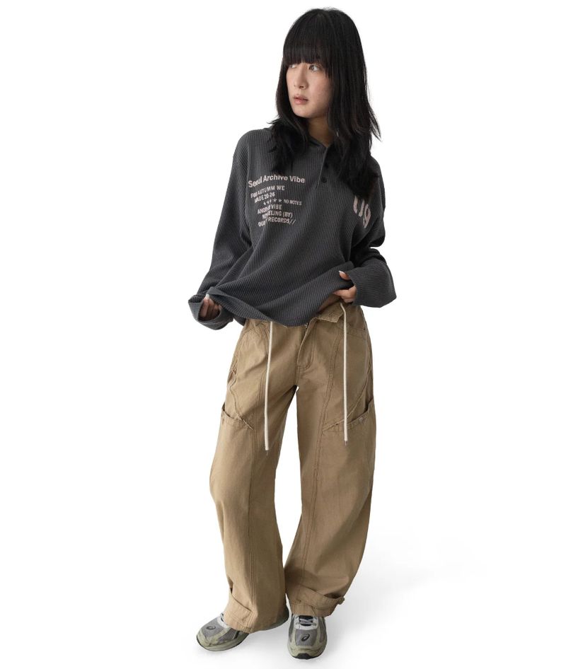 (unisex) Pallo Two-Way Curved Pants