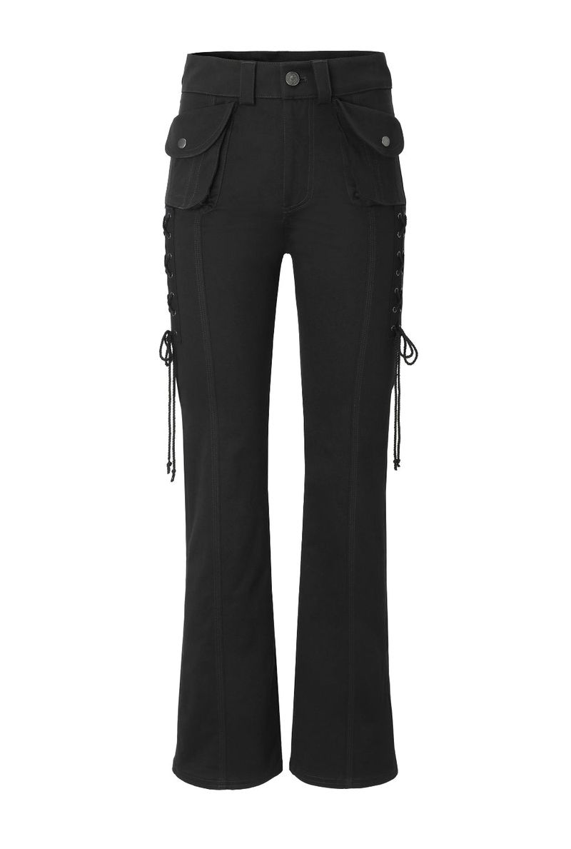 Lace up cargo pants