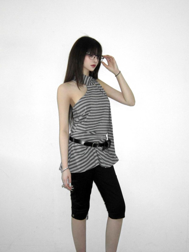 Backless mini dress top