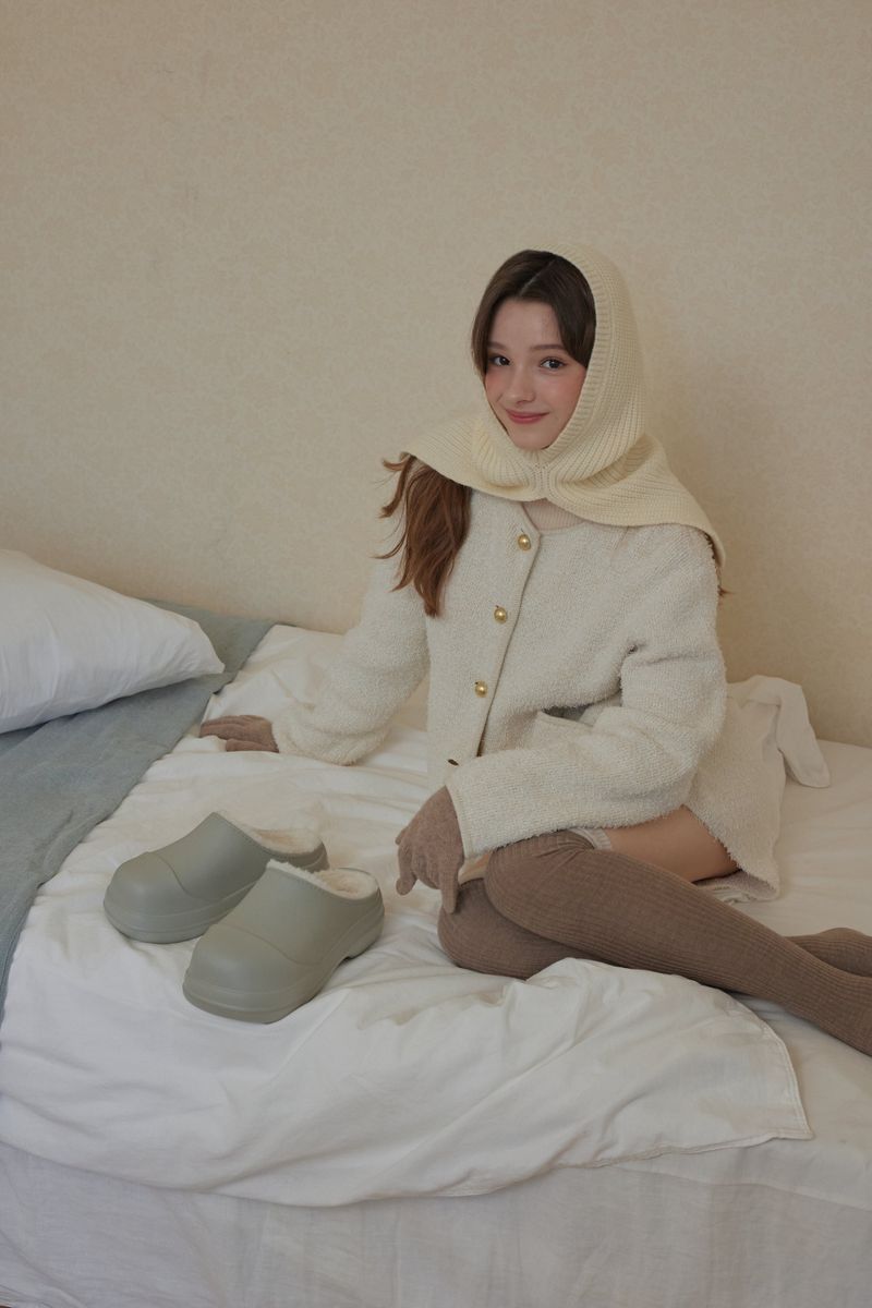 Wednesday Evening Winter Clog - Sage Green