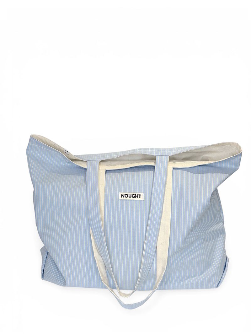 nought（ノウト）の「Emb Logo Cotton Day Bag / ST Sky Blue（Bags）」