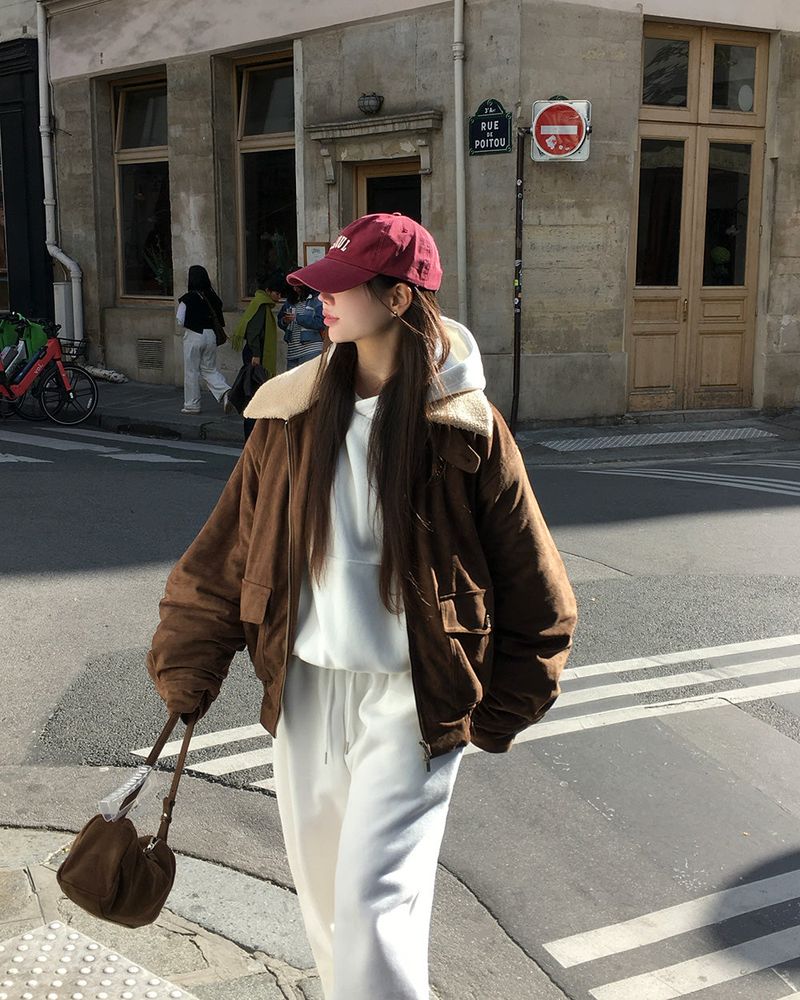 [ORIGINAL]Seren Wool Suede Two-Way Jumper