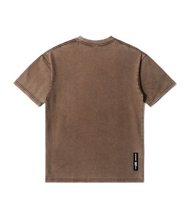 OC Bear Champ AQ Washed Tee (Brown)