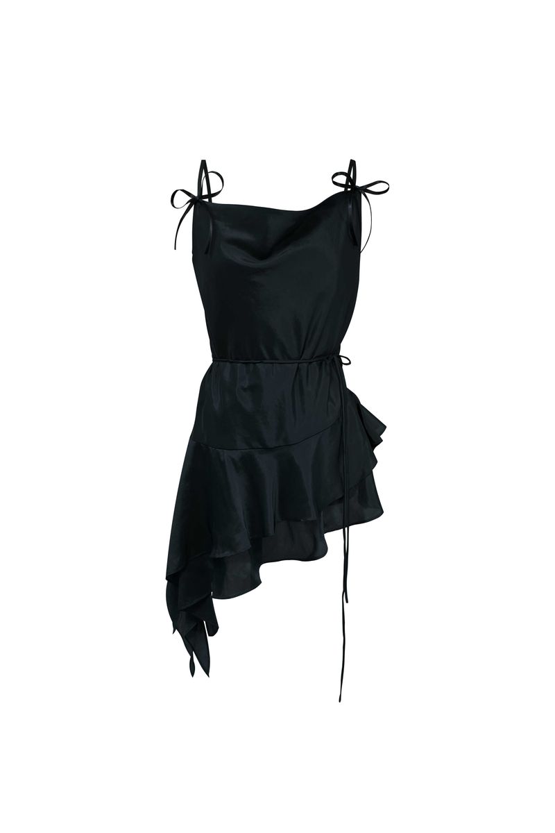NYX MINI DRESS / BLACK