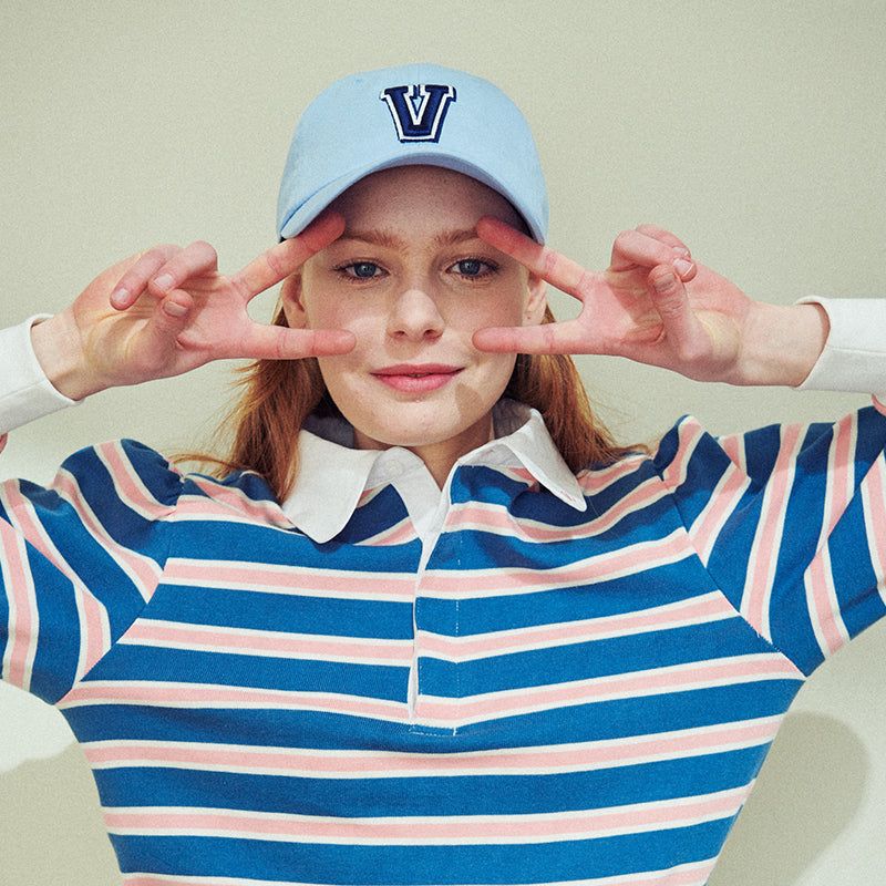 V-point logo ball cap