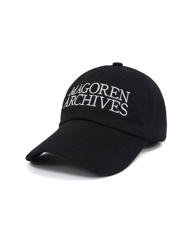 Magoren Archives Ball Cap Vinatage Black