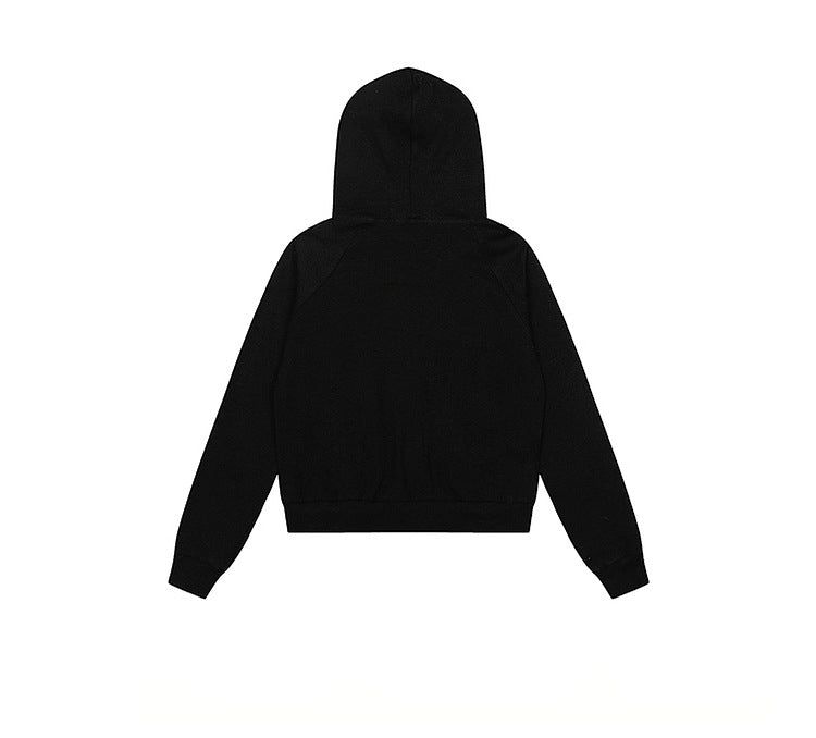 Radiant Stud Fur Hoodie Jumper