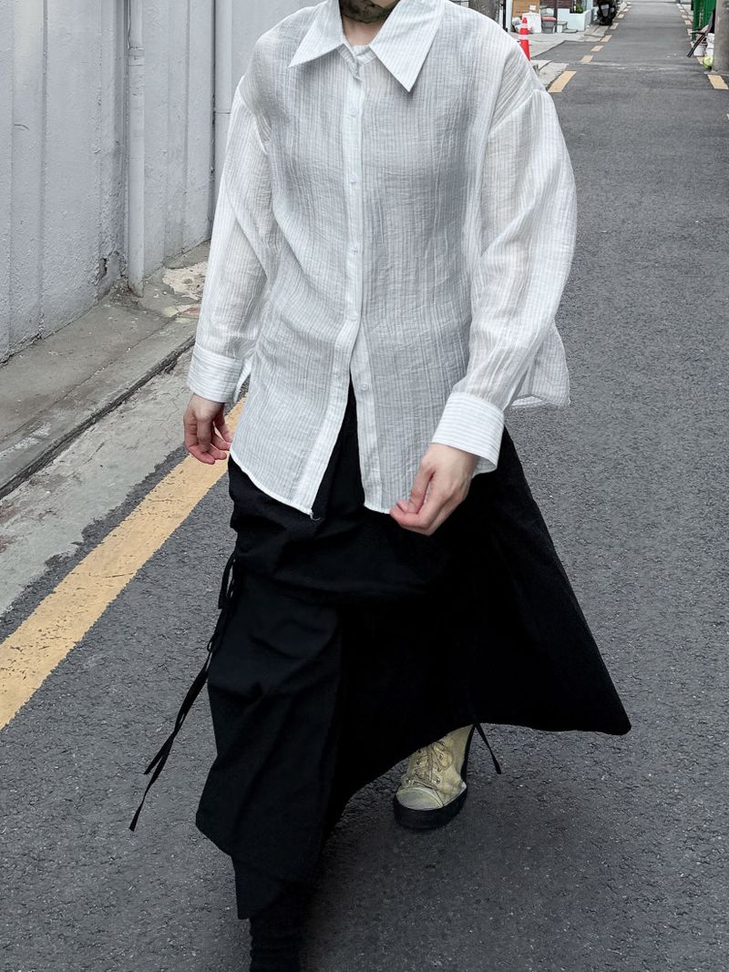 AIRY STRIPE SHIRT