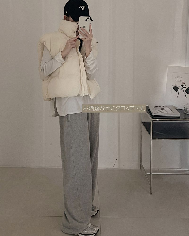 High neck padded vest