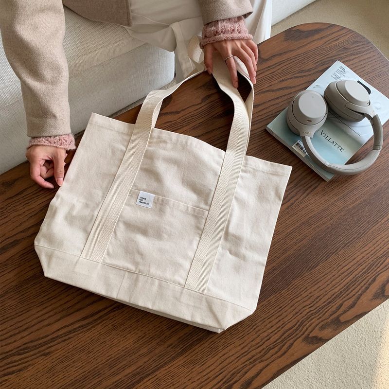 Oatmeal tote bag