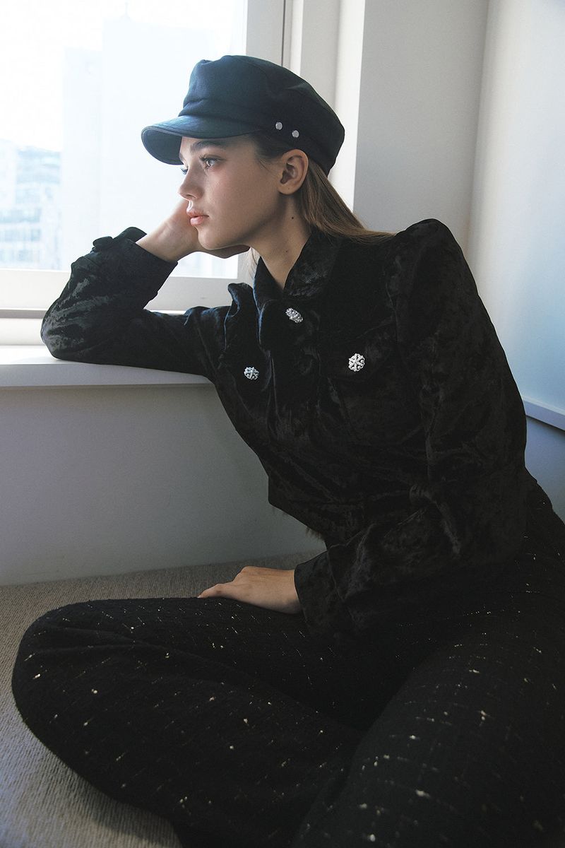 Velvet Jacket Black