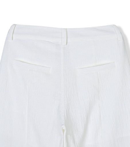 Wrap Snap Hidden Button Wide Slacks
