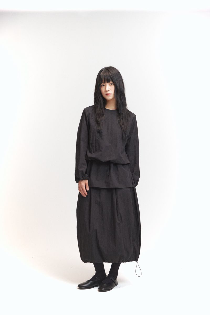 Layered Blouse / Black