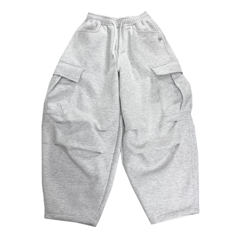 rugged fleece big balloon pants