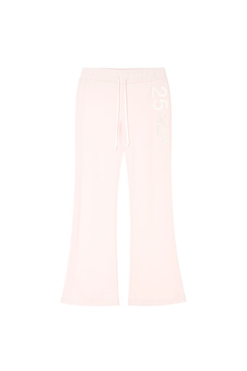 25 Soft club straight pants, Pink