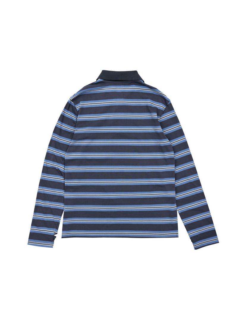 Stripe Rugby T-shirt (Charcoal)