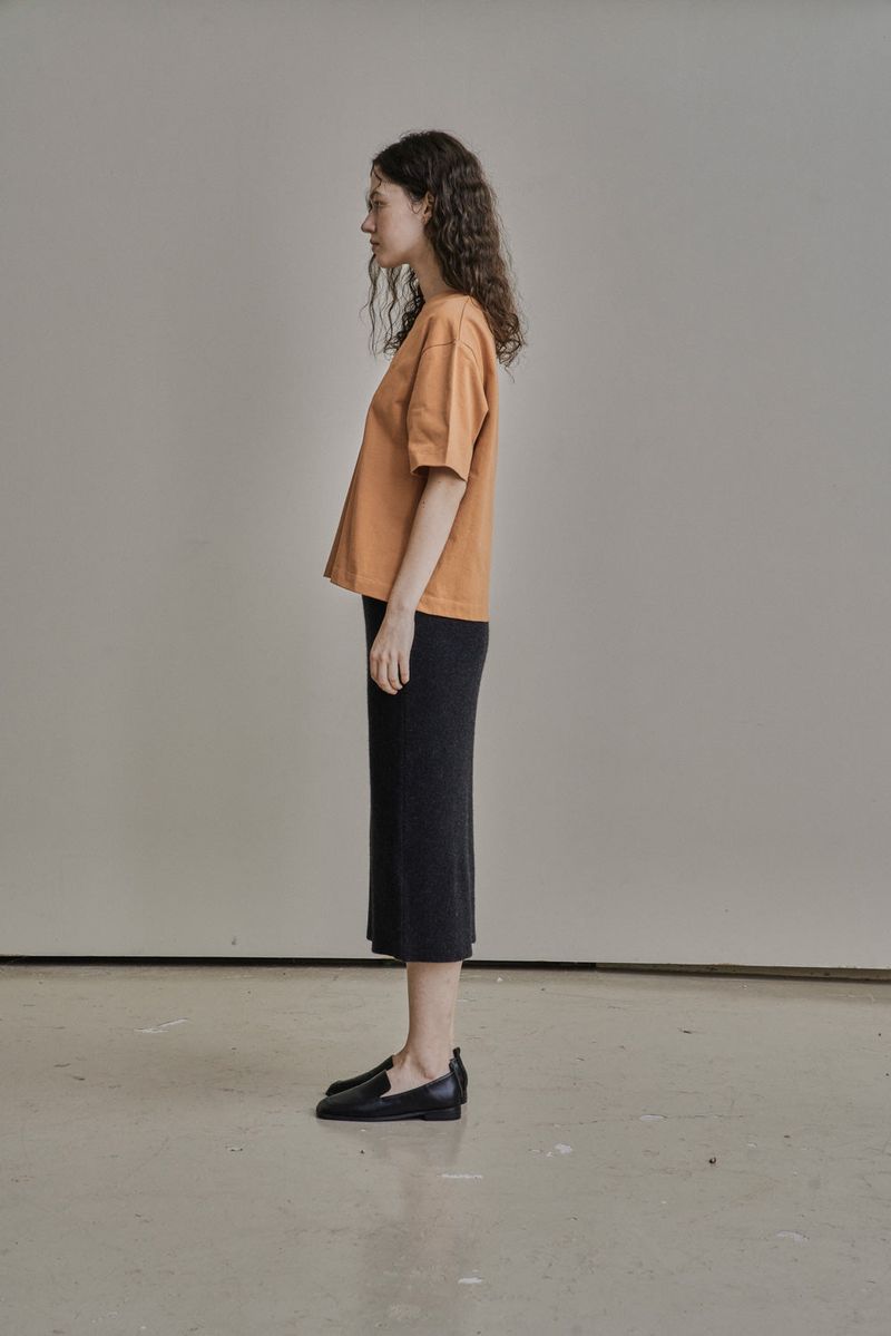 WOOL H SKIRT_CHARCOAL