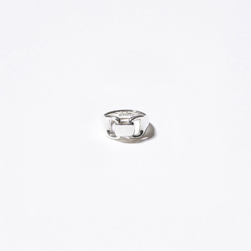 Square Link Bold Ring