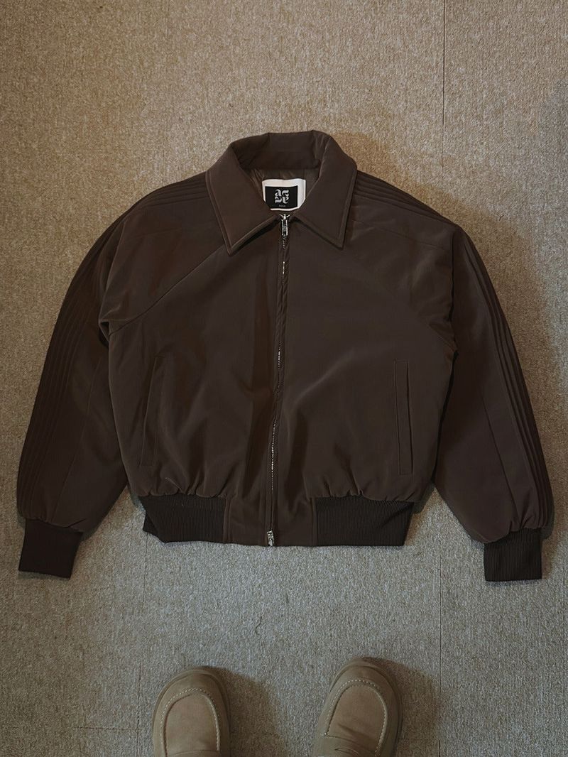 ASCLO Glossy Winter Track Padded Blouson (3color)