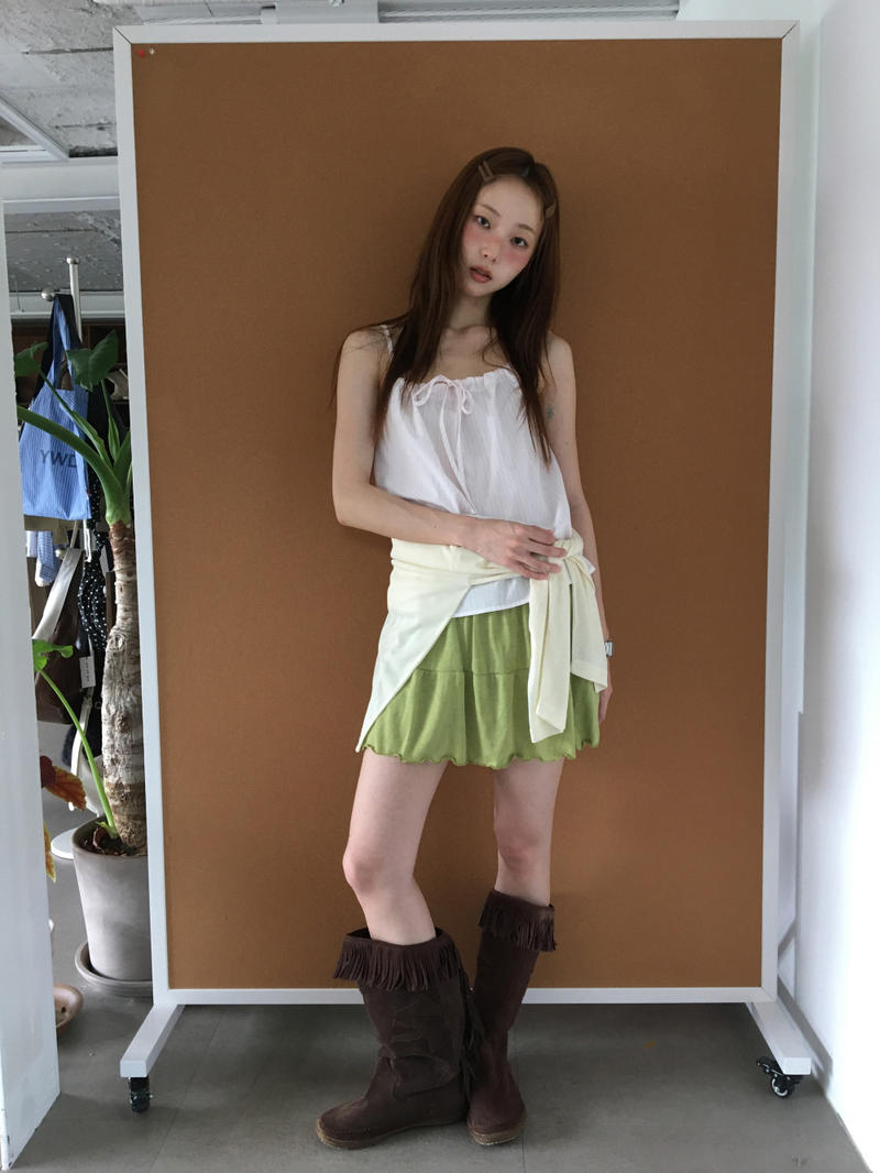 My tiered skirt (2color) 