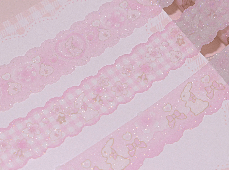 cherry blossom rabbit ♡ masking tape