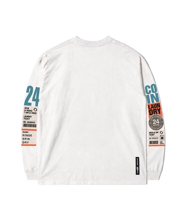 MF 24 Coin Laundry Washed Long Sleeve (Ivory)