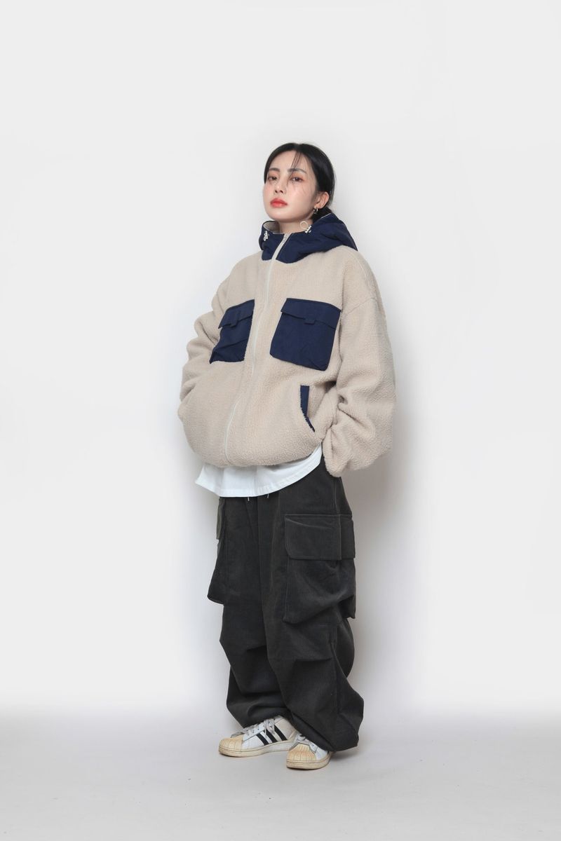Dumble Teddy hooded jacket