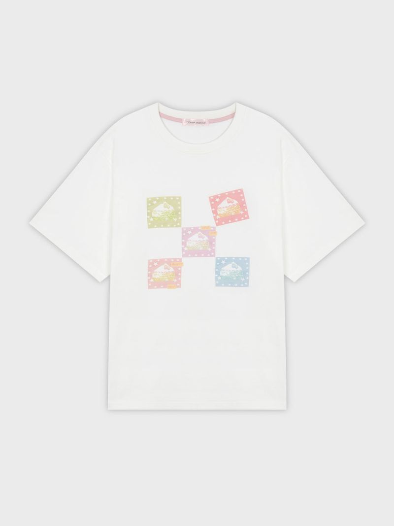 Tart Print T-Shirt(IVORY)
