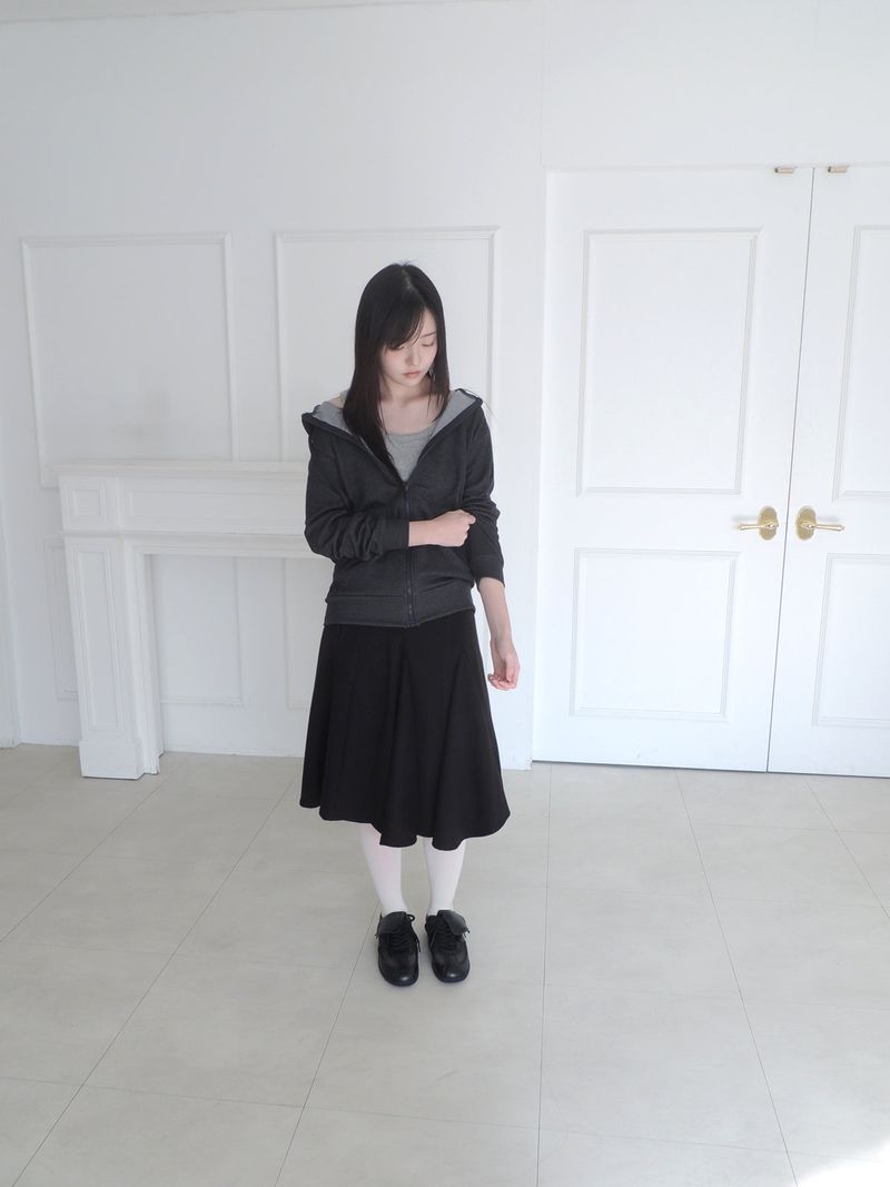 regular hood zip-up (4c)