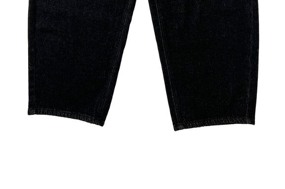 Oven Lettering Patch Denim Wide Pants