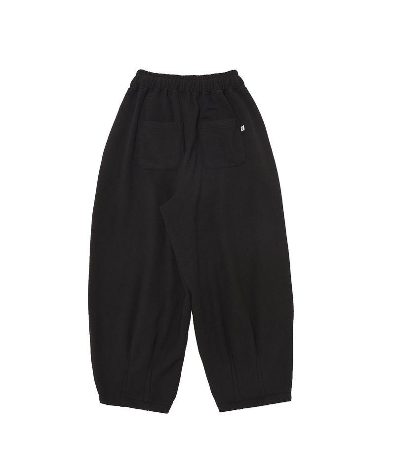 WARM-FLEECE BALLOON PANTS (Black)