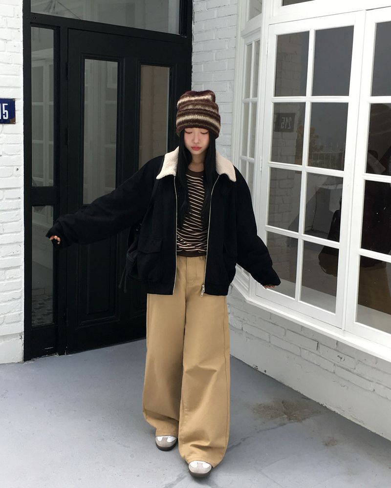 [ORIGINAL]Seren Wool Suede Two-Way Jumper