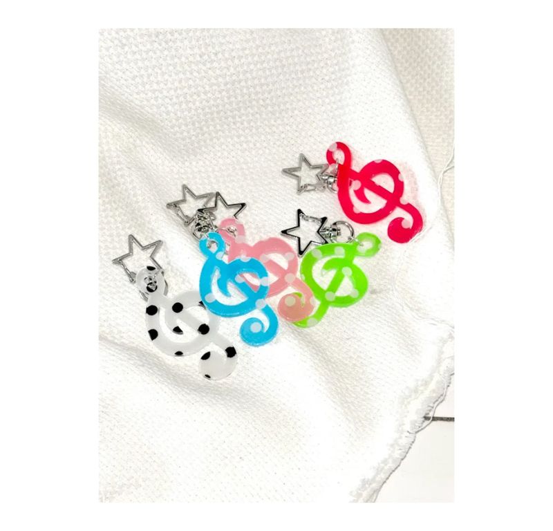 ♫ play note keyring ♫ (6color)