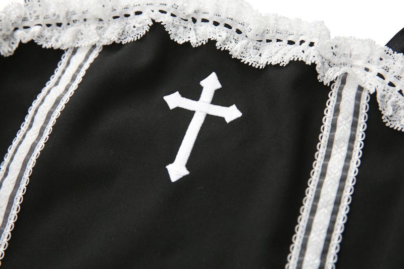 0 6 cross lace bustier