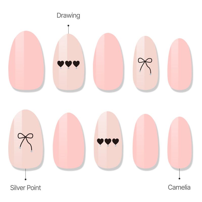 MUZMAK Reusable Nail Tip Purity(Almond)
