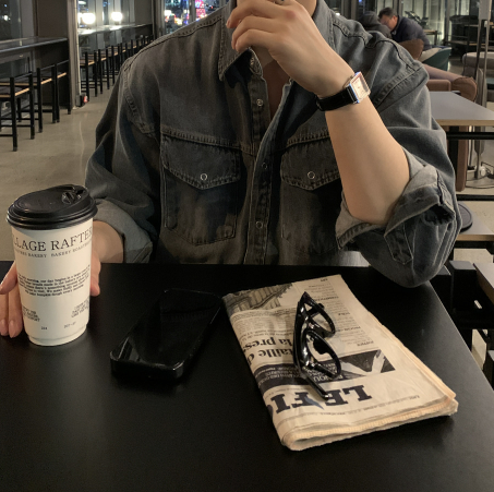 Meyer Western Washed Overfit Denim Shirt