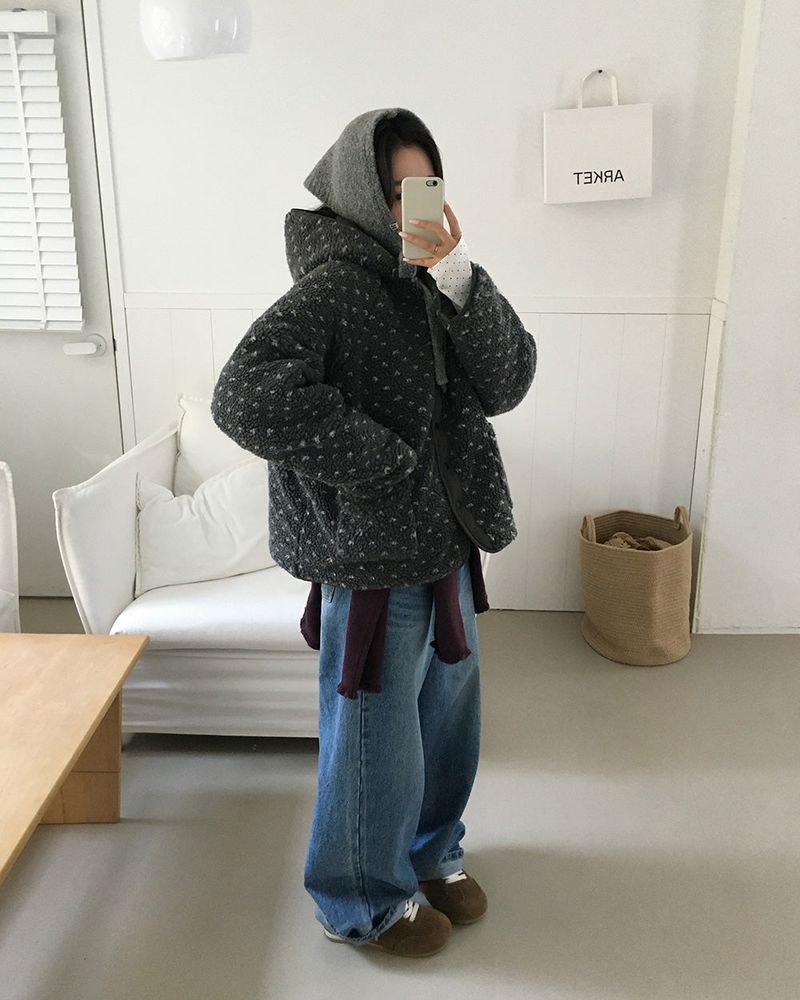[ORIGINAL] Heart Dot Wool Jumper