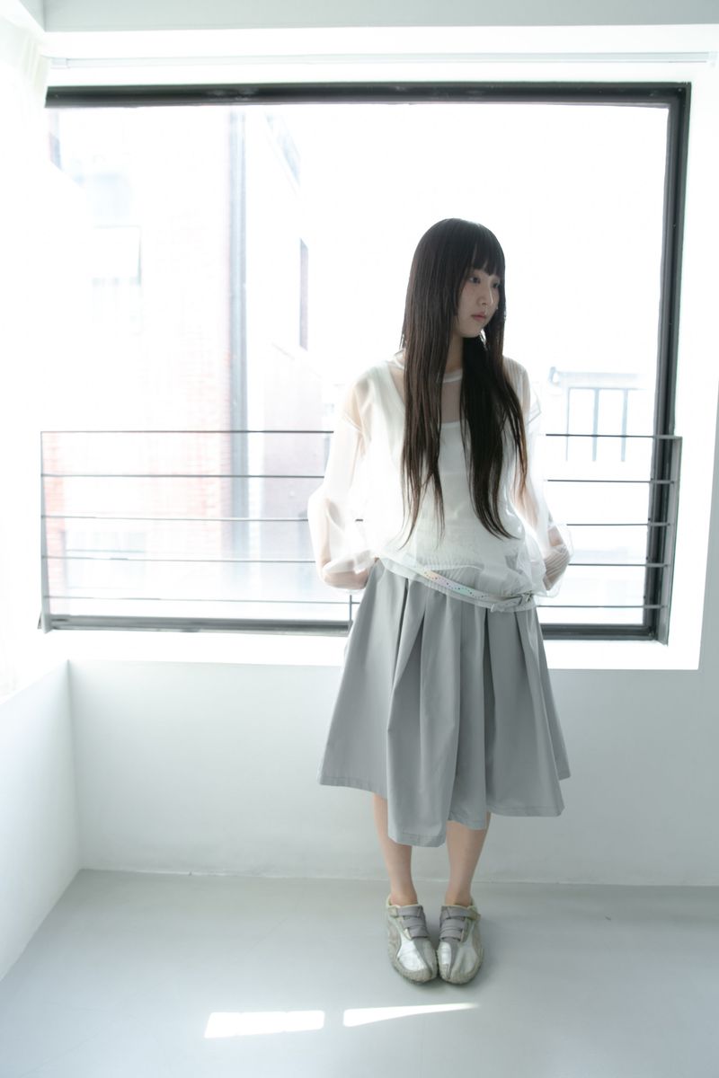 gather glossy midi skirt(2colors)
