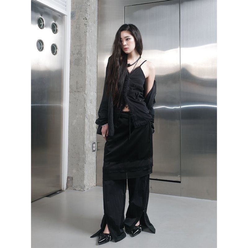 LACE-LINE TRACK PANTS