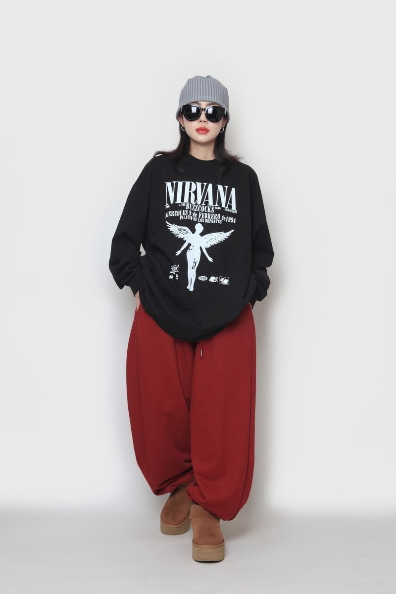 Nirvana Angel Long Over Sleeve T