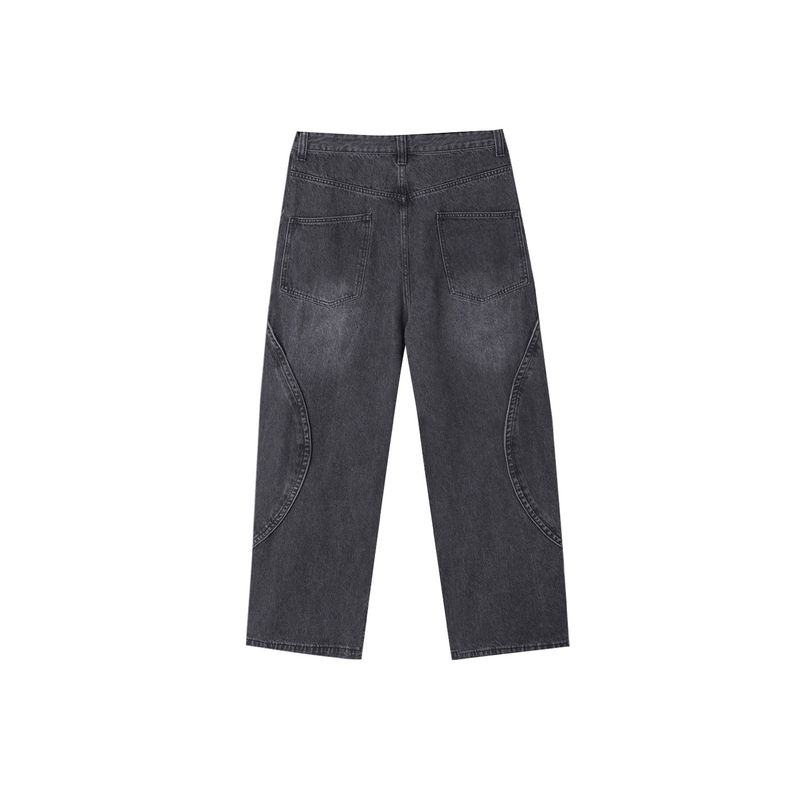 Trip Curved Denim Pants (2 Colors)