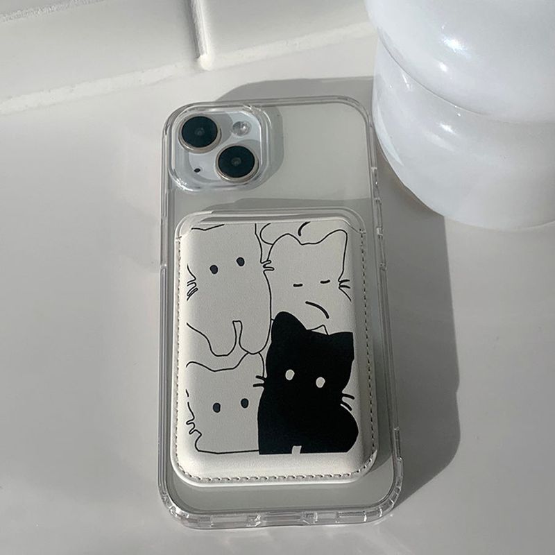 Point Black Cat Magsafe CardPocket