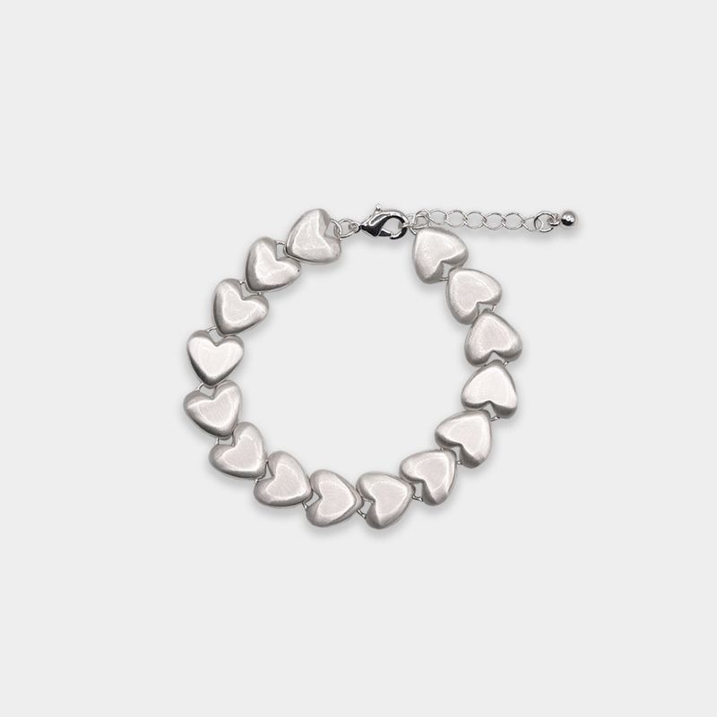 Grumpy Stuff（グロンピースタッフ）の「Matt Heart Link Bracelet（Accessories）」